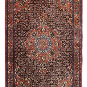 Perserteppich - Bidjar - 142 x 90 cm - dunkelrot