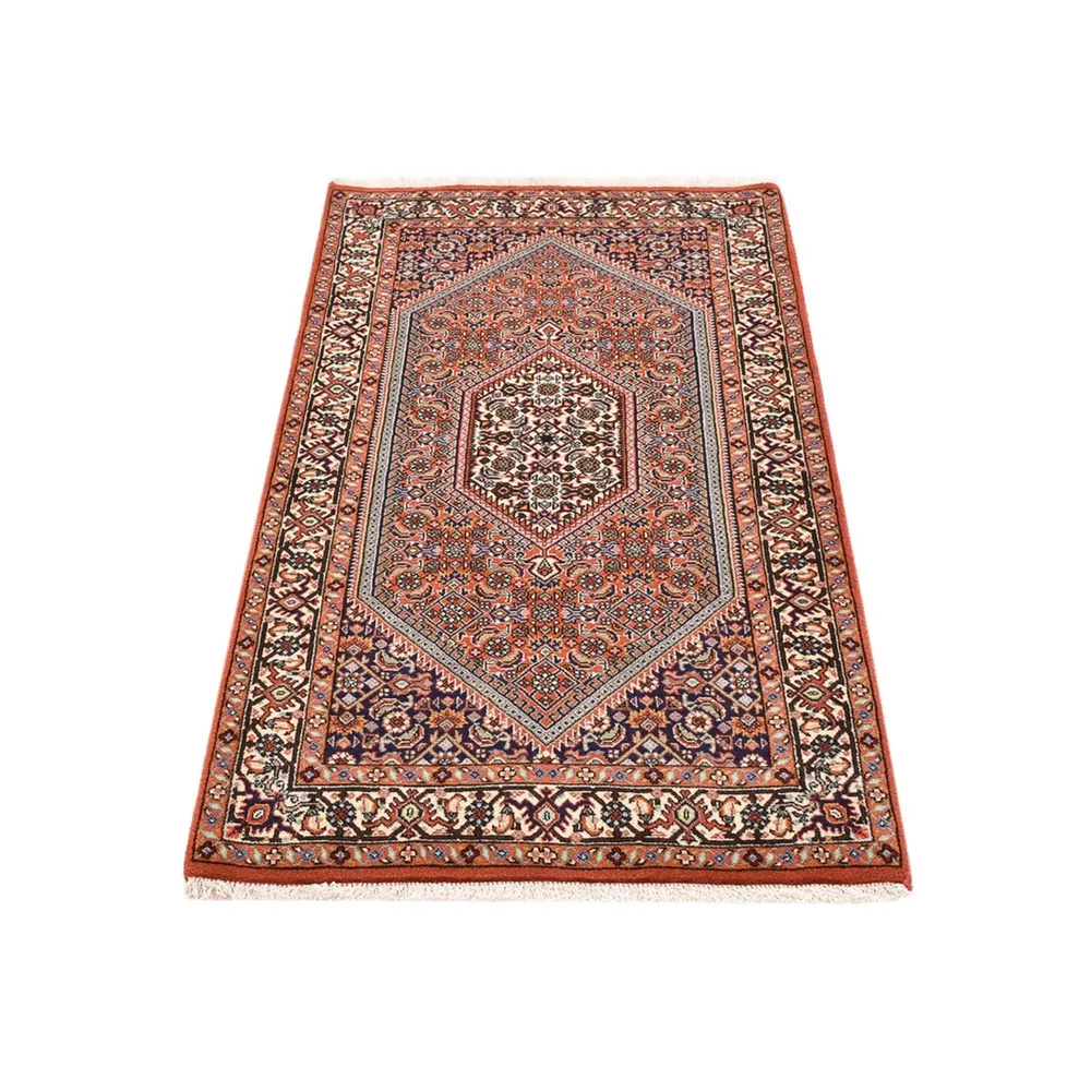 Perserteppich - Bidjar - 145 x 78 cm - bordeauxrot