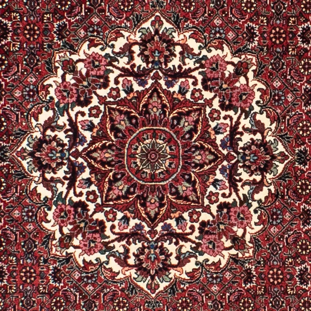 Perserteppich - Bidjar 150 x 150 cm - dunkelrot