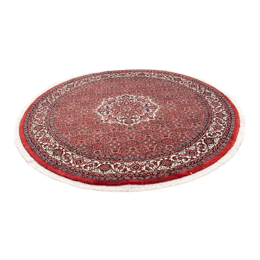Perserteppich - Bidjar 150 x 150 cm - dunkelrot