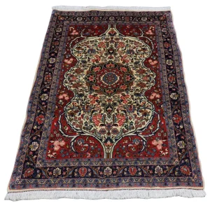 Perserteppich - Bidjar 155 x 109 cm - dunkelblau