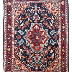 Perserteppich - Bidjar 90 x 70 cm - blau