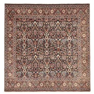 Perserteppich - Bidjar quadratisch - 210 x 210 cm - rost
