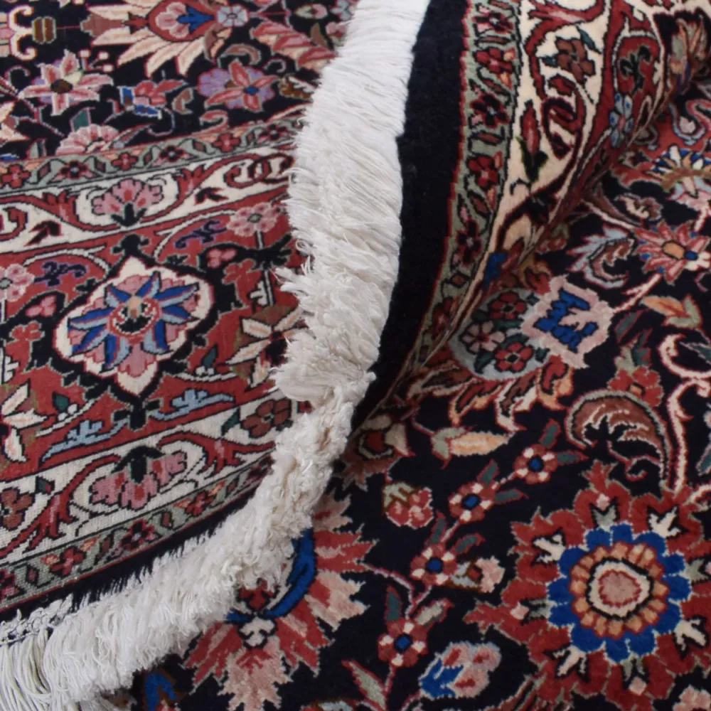Perserteppich - Bidjar rund - 300 x 300 cm - dunkelrot