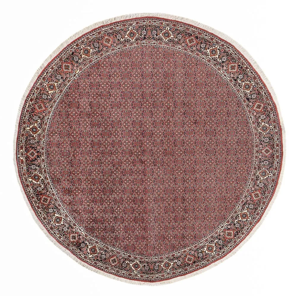 Perserteppich - Bidjar rund - 300 x 300 cm - hellrot