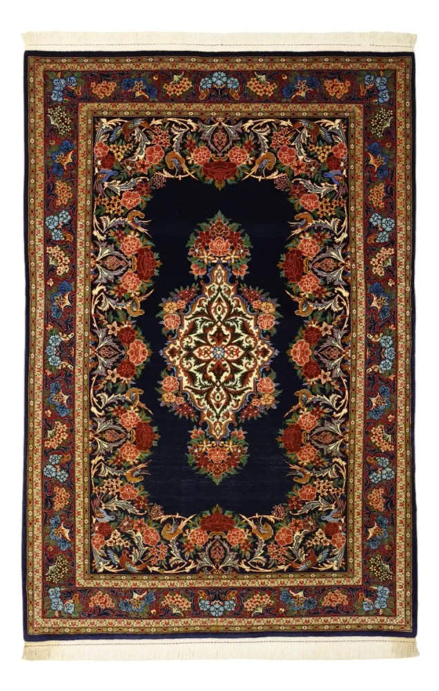 Perserteppich - Classic - 159 x 105 cm - dunkelblau