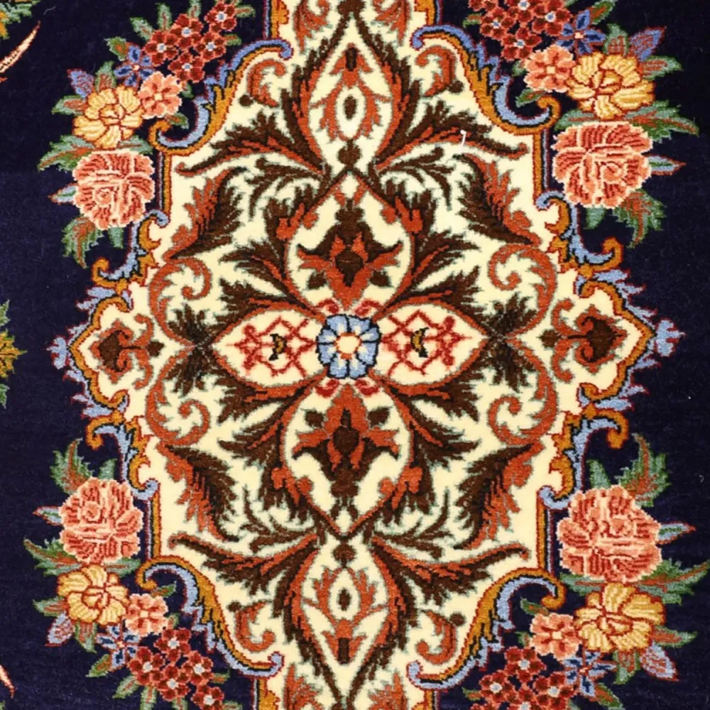 Perserteppich - Classic - 159 x 105 cm - dunkelblau
