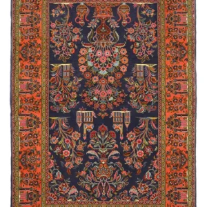 Perserteppich - Classic - 161 x 110 cm - dunkelblau