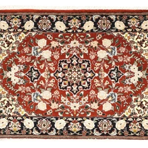 Perserteppich - Ghom - 104 x 68 cm - rot