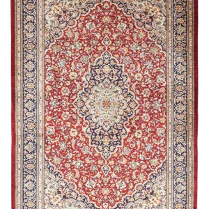 Perserteppich - Ghom 150 x 100 cm - dunkelrot