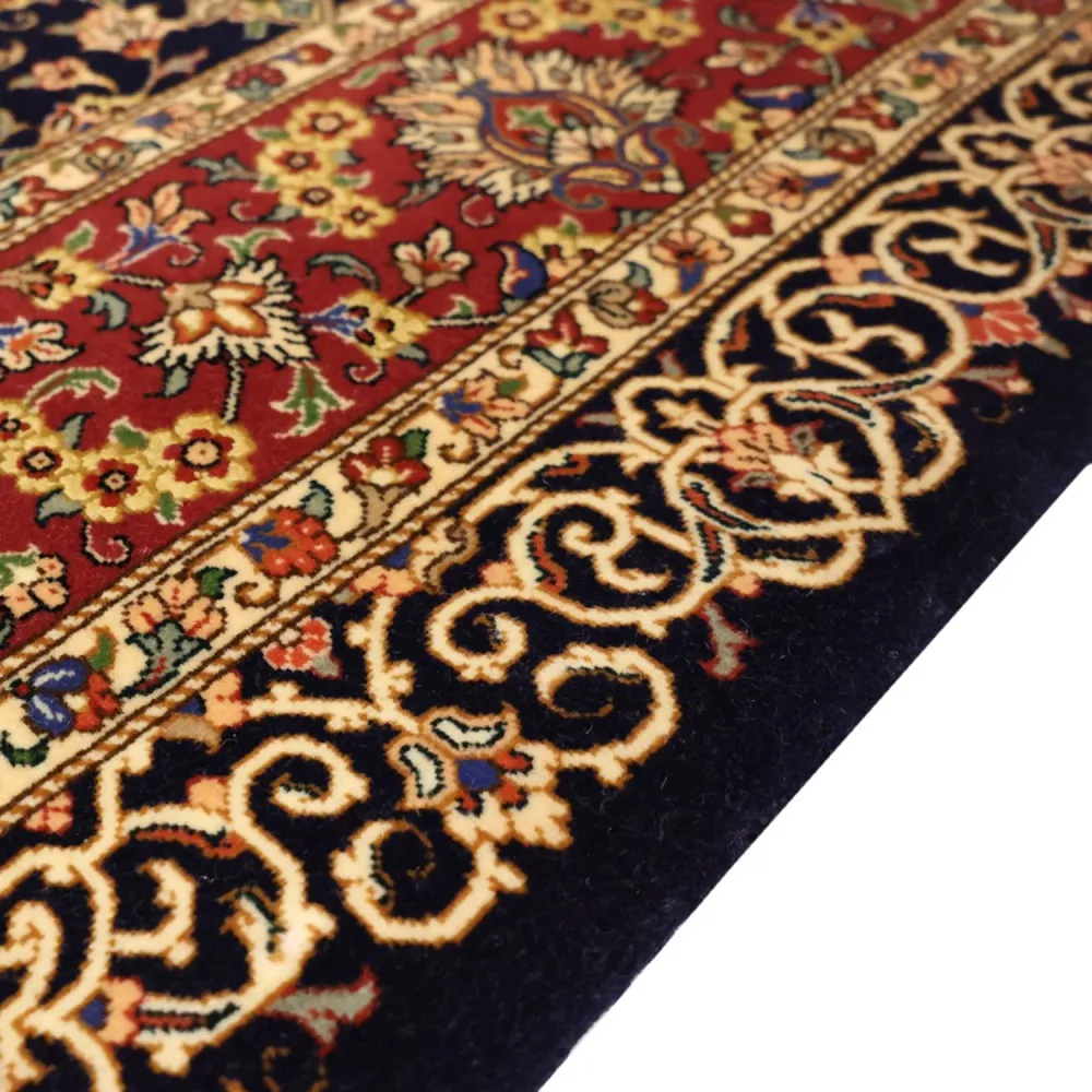Perserteppich - Ghom - 154 x 100 cm - dunkelbeige