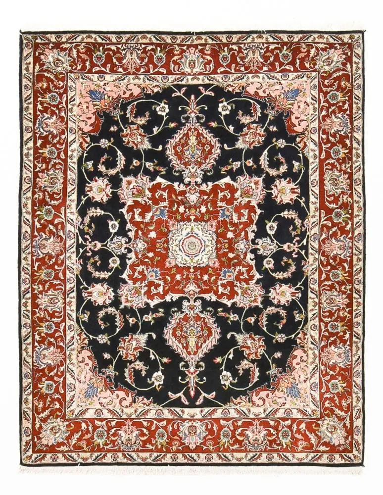 Perserteppich - Ghom - 180 x 140 cm - dunkelblau