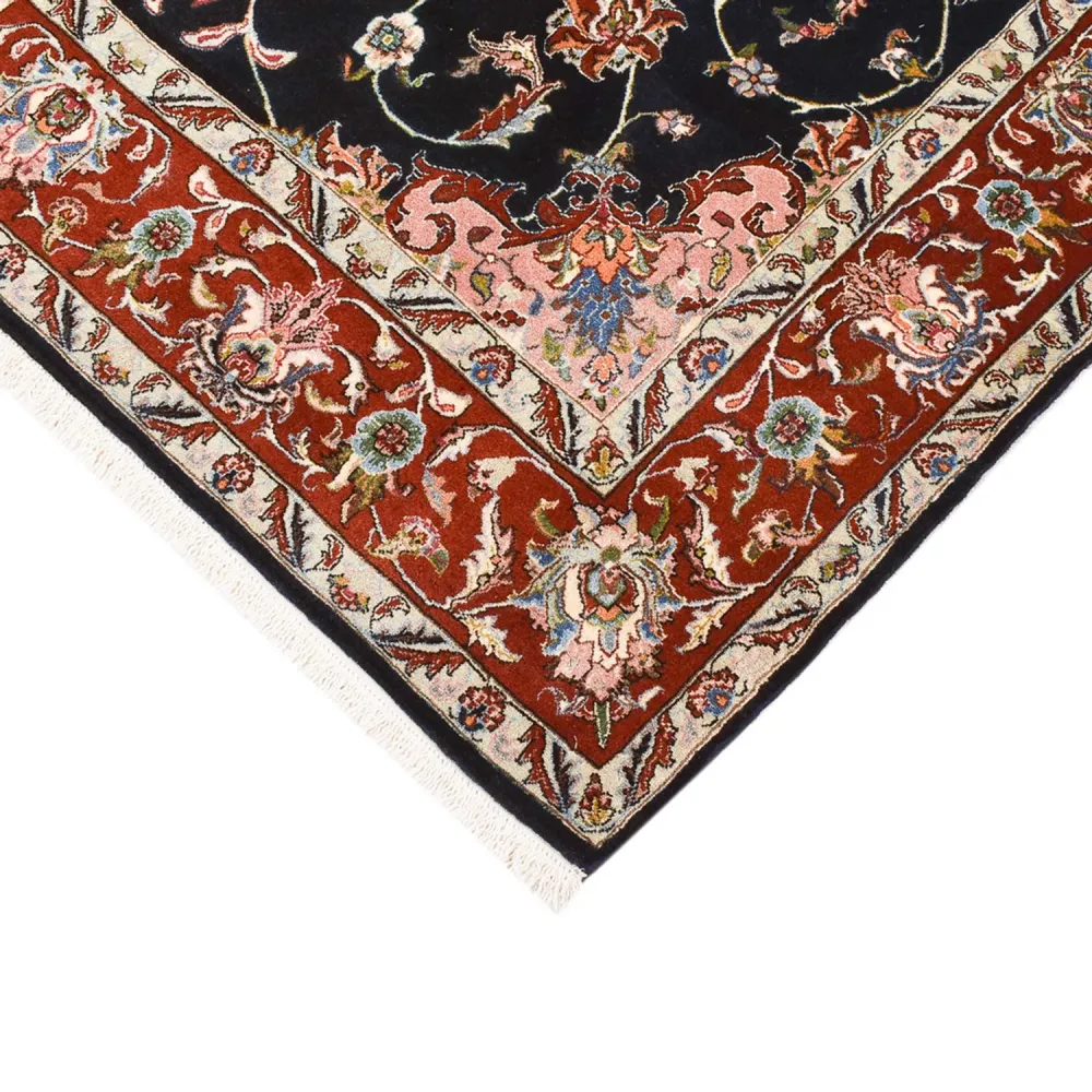 Perserteppich - Ghom - 180 x 140 cm - dunkelblau