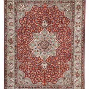 Perserteppich - Ghom 274 x 209 cm - rot