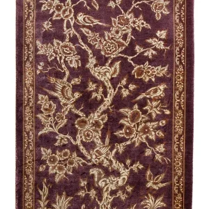 Perserteppich - Ghom 87 x 59 cm - lila