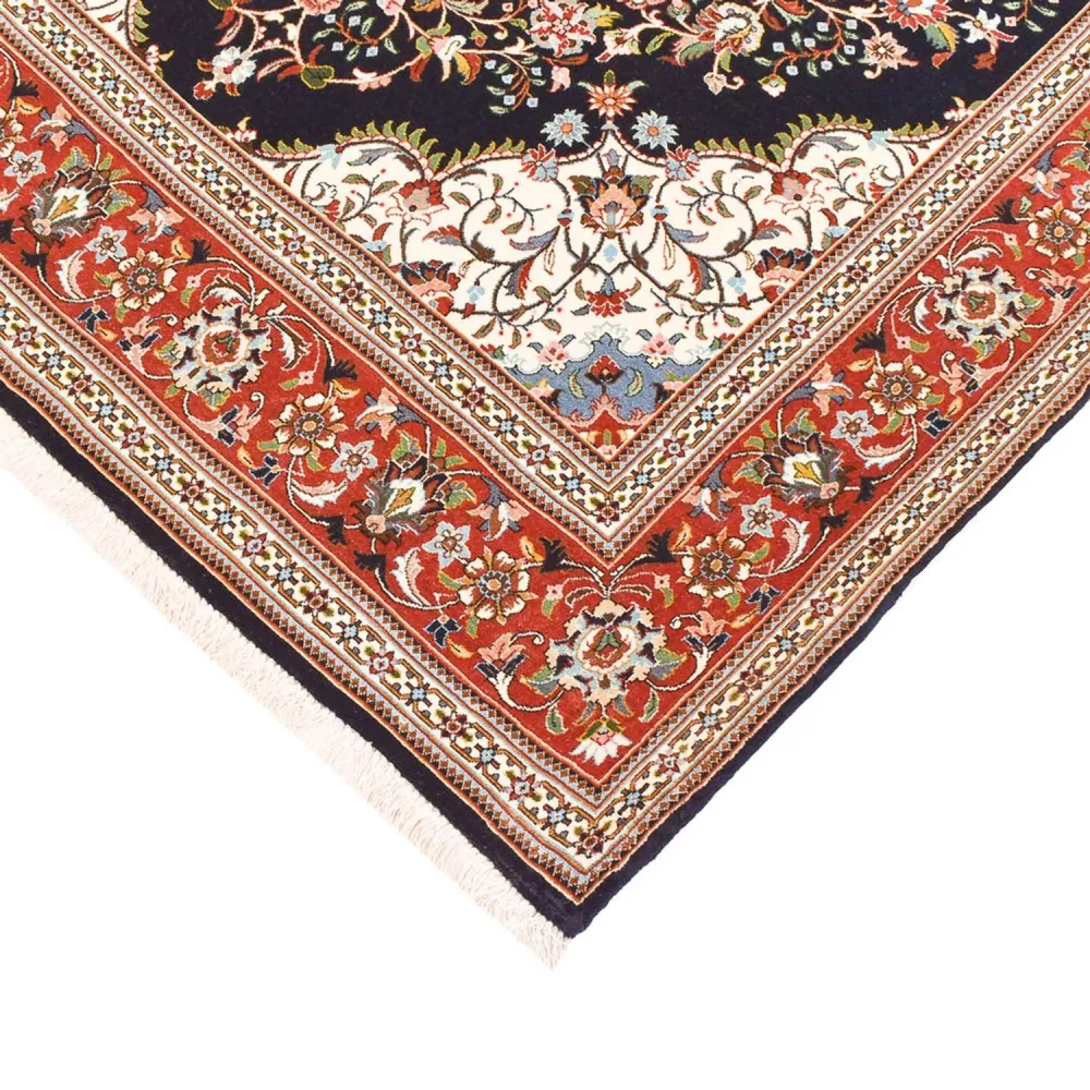 Perserteppich - Ghom - Royal - 218 x 138 cm - dunkelblau