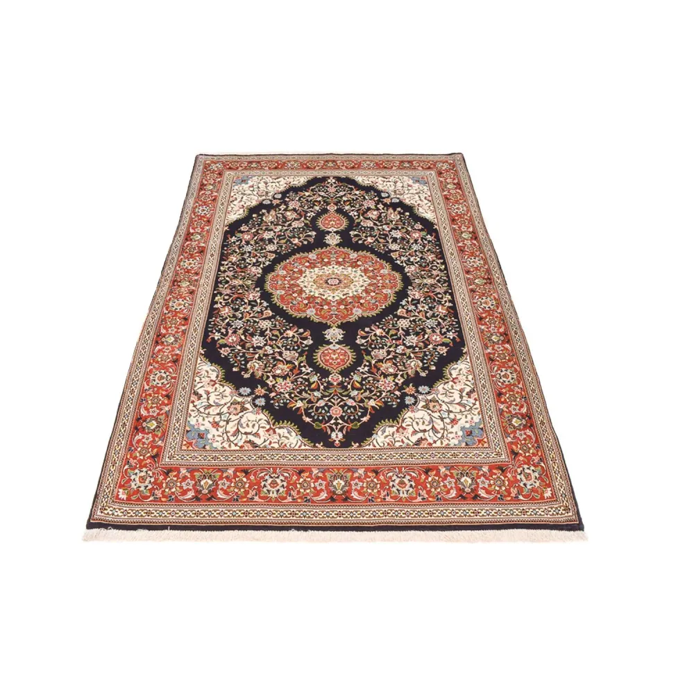 Perserteppich - Ghom - Royal - 218 x 138 cm - dunkelblau