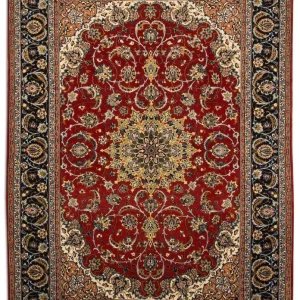 Perserteppich - Isfahan - Premium 224 x 157 cm Wohnzimmer Teppich