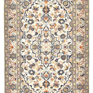 Perserteppich - Keshan - 147 x 95 cm - hellbeige