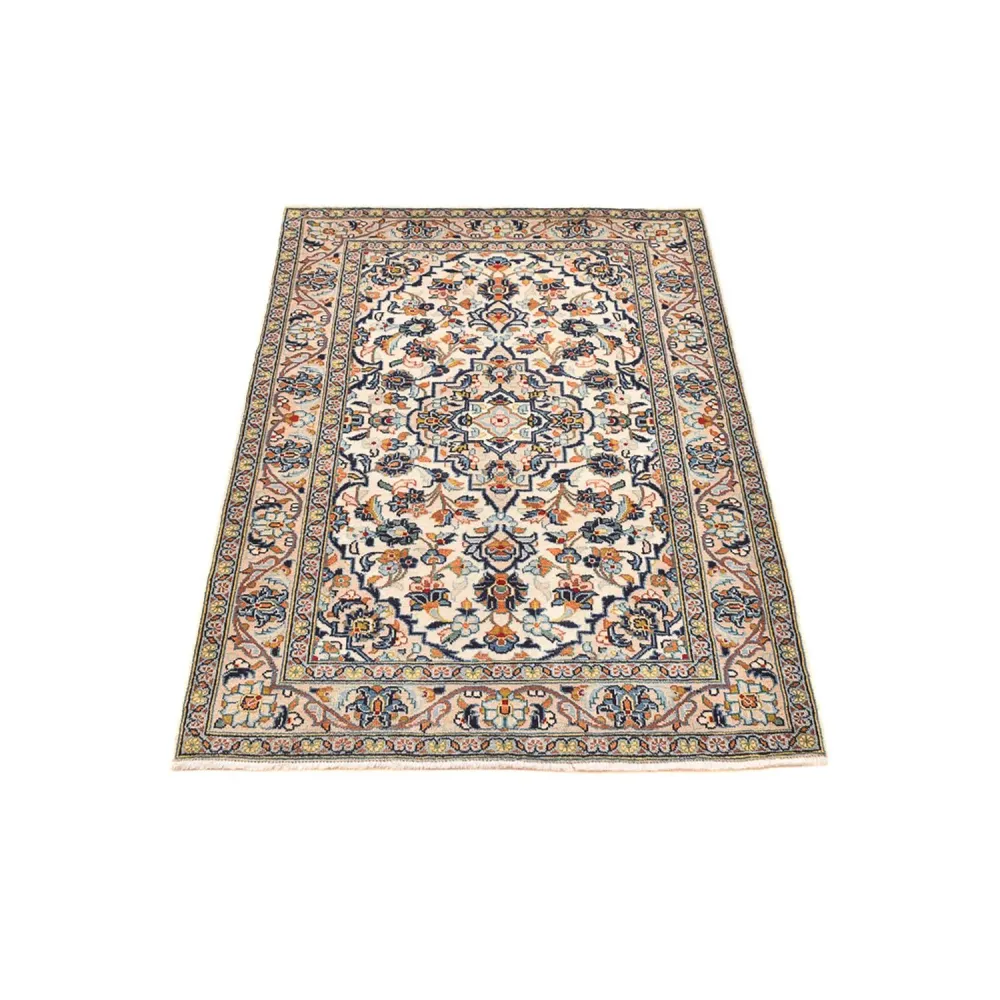 Perserteppich - Keshan - 147 x 95 cm - hellbeige