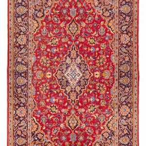 Perserteppich - Keshan - 215 x 140 cm - rot