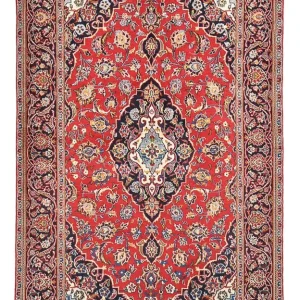 Perserteppich - Keshan - 220 x 138 cm - rot