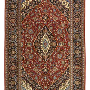 Perserteppich - Keshan - 222 x 144 cm - rot