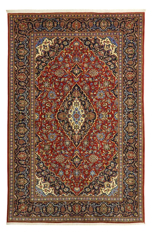 Perserteppich - Keshan - 222 x 144 cm - rot