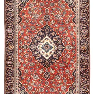 Perserteppich - Keshan - 243 x 140 cm - rot