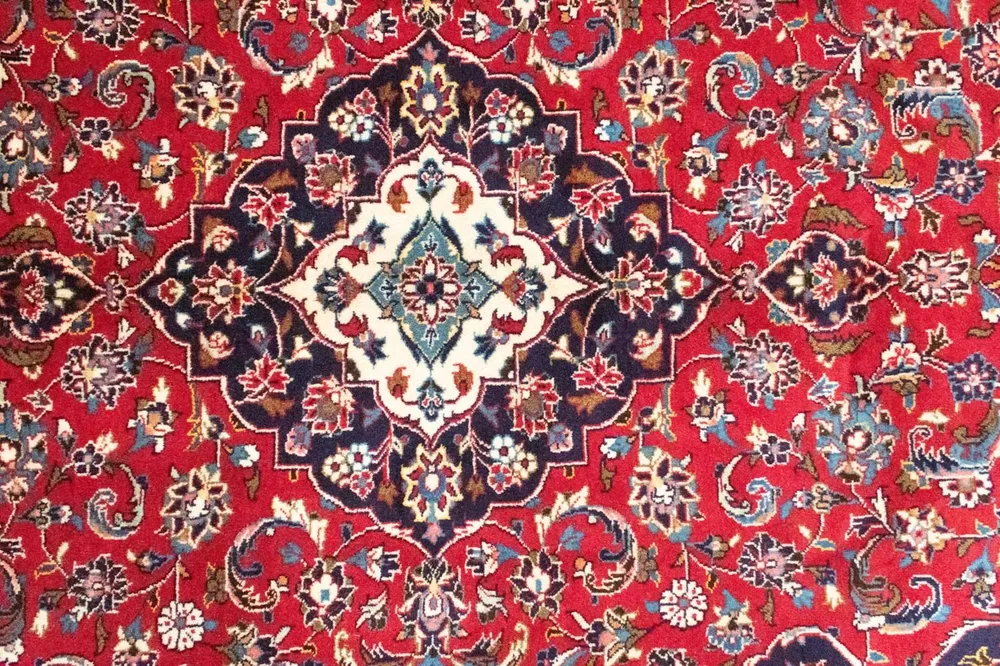 Perserteppich - Keshan 251 x 146 cm - rot