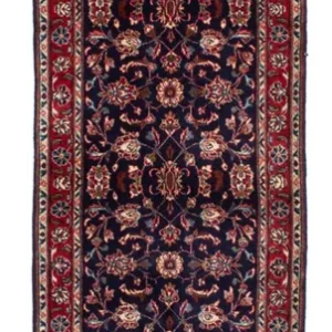 Perserteppich - Keshan 266 x 68 cm - dunkelblau
