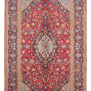Perserteppich - Keshan - 288 x 194 cm - rot