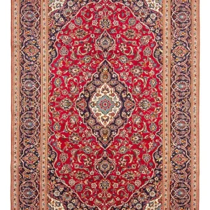 Perserteppich - Keshan - 288 x 202 cm - rot