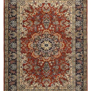 Perserteppich - Keshan - 288 x 208 cm - dunkelrot