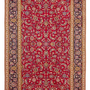 Perserteppich - Keshan - 290 x 197 cm - rot