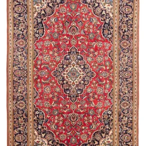 Perserteppich - Keshan - 293 x 193 cm - rot
