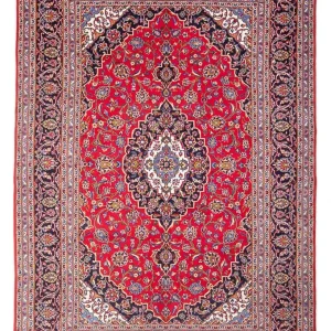 Perserteppich - Keshan - 294 x 201 cm - rot