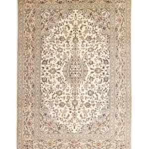 Perserteppich - Keshan 298 x 194 cm - beige