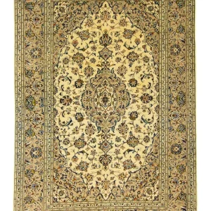Perserteppich - Keshan 300 x 198 cm - beige