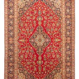 Perserteppich - Keshan - 307 x 204 cm - rot