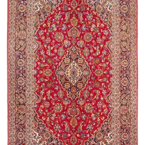 Perserteppich - Keshan - 316 x 207 cm - rot