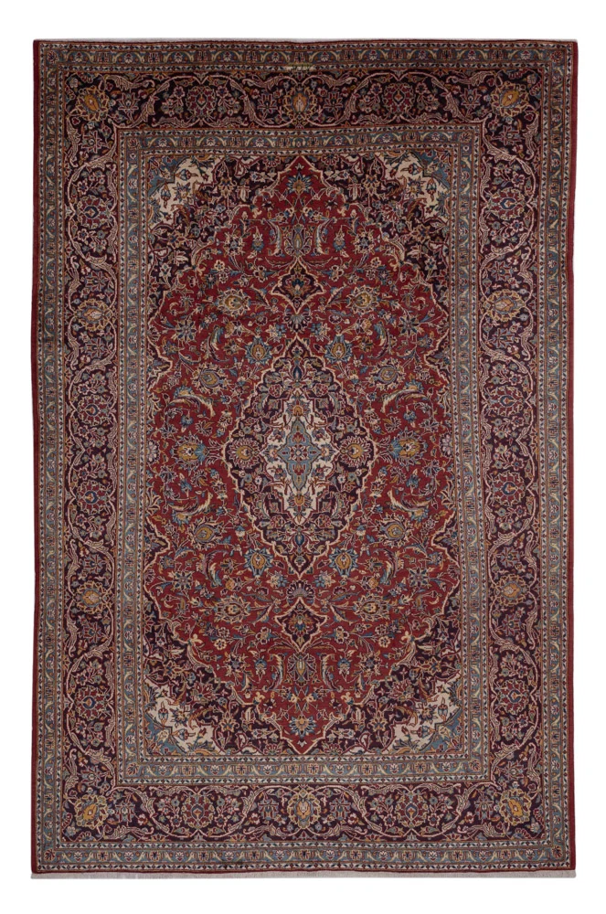 Perserteppich - Keshan - 332 x 218 cm - rost