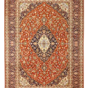 Perserteppich - Keshan - 332 x 239 cm - hellrot