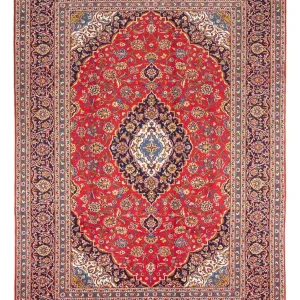 Perserteppich - Keshan - 343 x 247 cm - rot