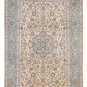 Perserteppich - Keshan - 344 x 245 cm - taupe