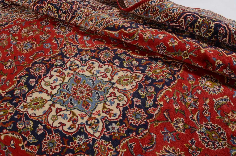 Perserteppich - Keshan 349 x 239 cm - rot