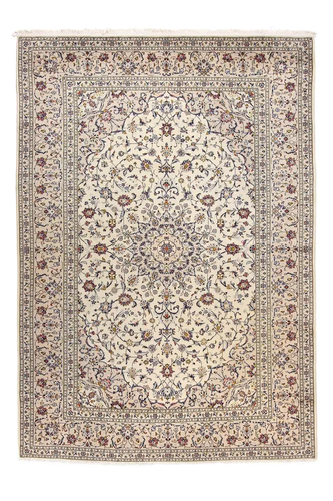 Perserteppich - Keshan 350 x 246 cm - beige