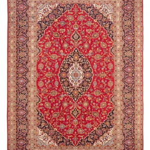 Perserteppich - Keshan - 352 x 245 cm - rot