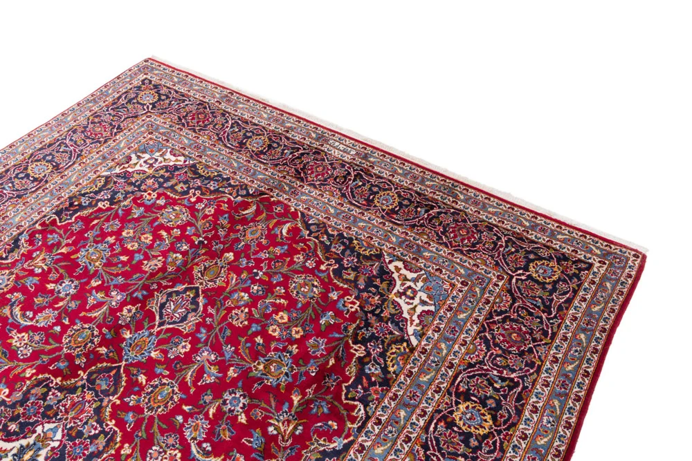 Perserteppich - Keshan - 355 x 255 cm - rot