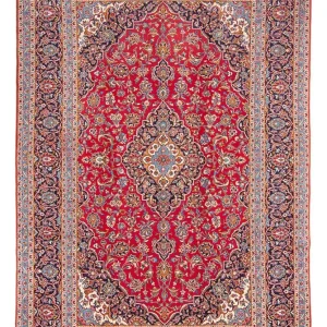 Perserteppich - Keshan - 360 x 247 cm - rot